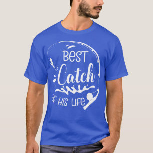 Angeln der beste Fang seines Lebens Ehefrau Eheman T-Shirt