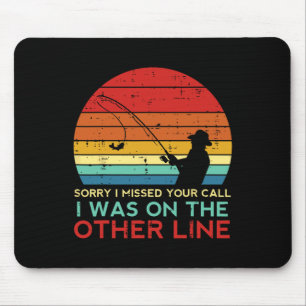 Angeln Entschuldigung Ihren Anruf auf anderer Leit Mousepad