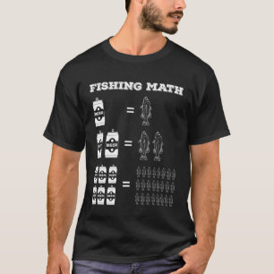 Angeln Fisch Mathe Fischer Dad Witz T-Shirt