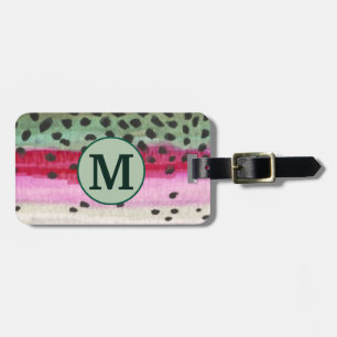 Angeln, Fischerei Gepäckanhänger