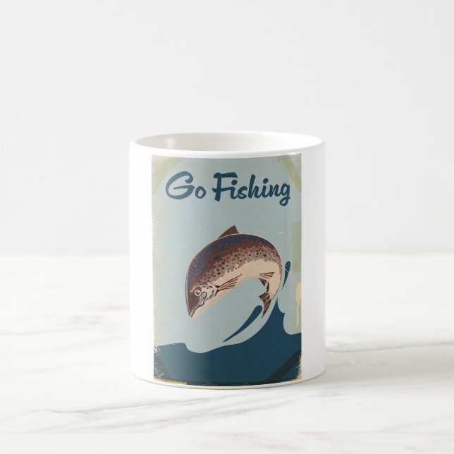 Angeln gehen kaffeetasse (Mittel)