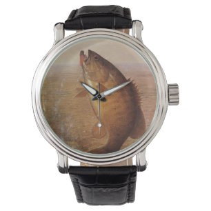 Angeln im Stil vergangener Zeiten, ein hüpfender S Armbanduhr