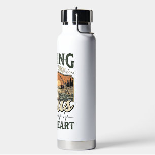 Angeln in meinen Adern Jesus in meinem Herzen Vint Trinkflasche
