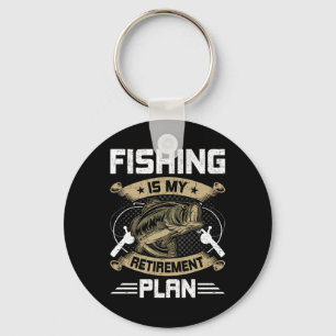 Angeln ist mein Rentenplan Fly Fishing Rentner  Schlüsselanhänger