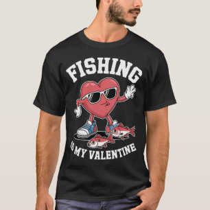 Angeln ist mein Valentinstag T-Shirt