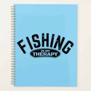 Angeln ist meine Therapie Angler lustige Geschenki Planer
