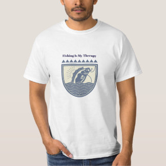 Angeln ist meine Therapie T-Shirt