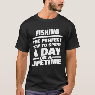 Angeln Lebenslanges Sagen Angler Fischer T-Shirt