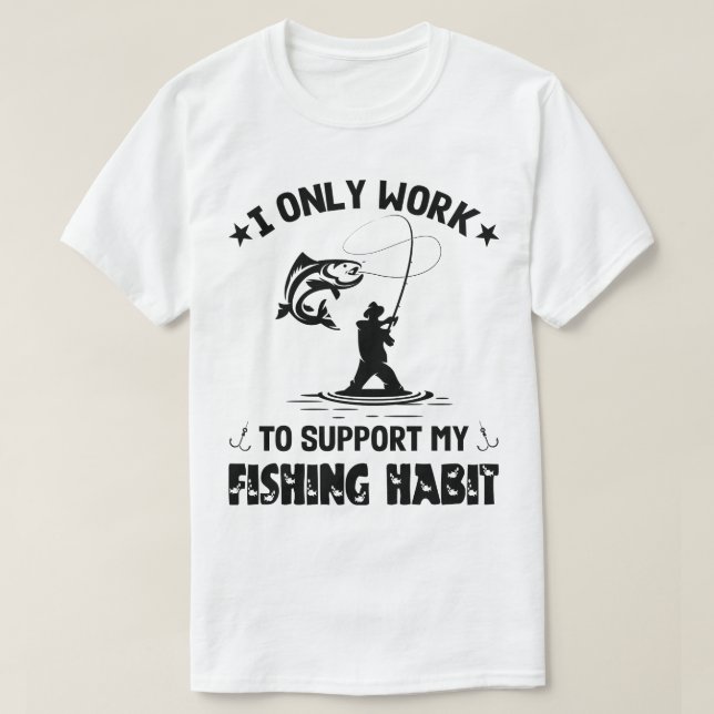 Angeln Lover, Geschenke für Fischer T-Shirt (Design vorne)