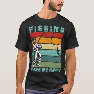 Angeln macht mich glücklich T-Shirt