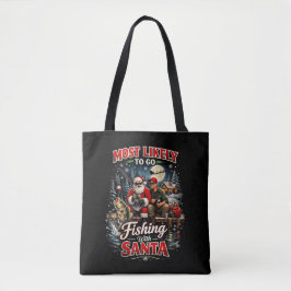 Angeln mit dem Weihnachtsmann Tasche
