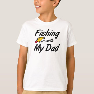 Angeln mit meinem Vater Kinder T - Shirt