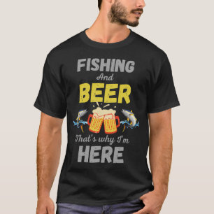 Angeln mit realistischer Attrappe Flagge Fischer B T-Shirt