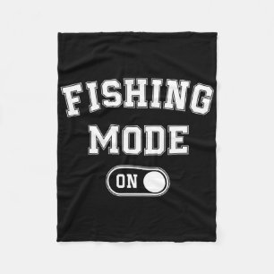Angeln Modus Ein Lustiges Fischer Geschenk Angler Fleecedecke