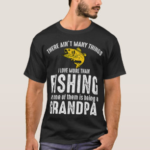 Angeln Opa Outdoor-Hobby-Aktivität Lustiger Spruch T-Shirt