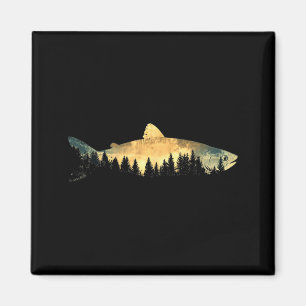 Angeln Outdoor Wald Natur Männer Frauen Wildtier F Magnet