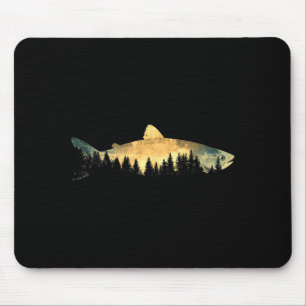 Angeln Outdoor Wald Natur Männer Frauen Wildtiere Mousepad
