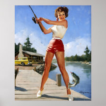 Angeln Pin Up