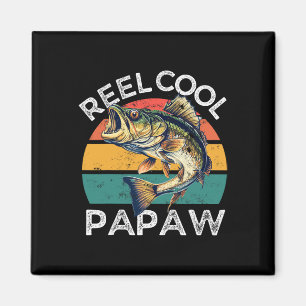 Angeln Rolle Cool Papaw Vatertag Lustig B Papa Magnet