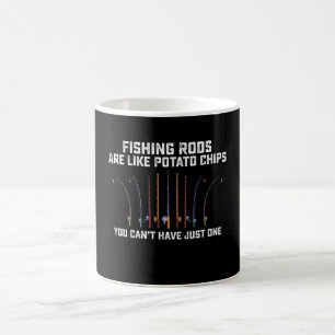 Angeln Ruten sind wie Kartoffelchips Man Kann Nich Kaffeetasse