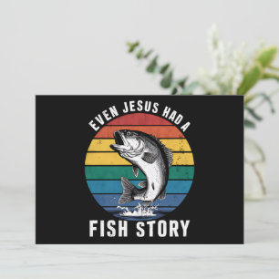 Angeln Selbst Jesus Hatte Eine Fischgeschichte Bas Einladung