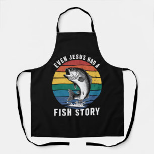 Angeln Selbst Jesus Hatte Eine Fischgeschichte Bas Schürze
