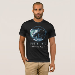 Angeln – „The Reel Deal“ Lustige Angler Grafik T-Shirt