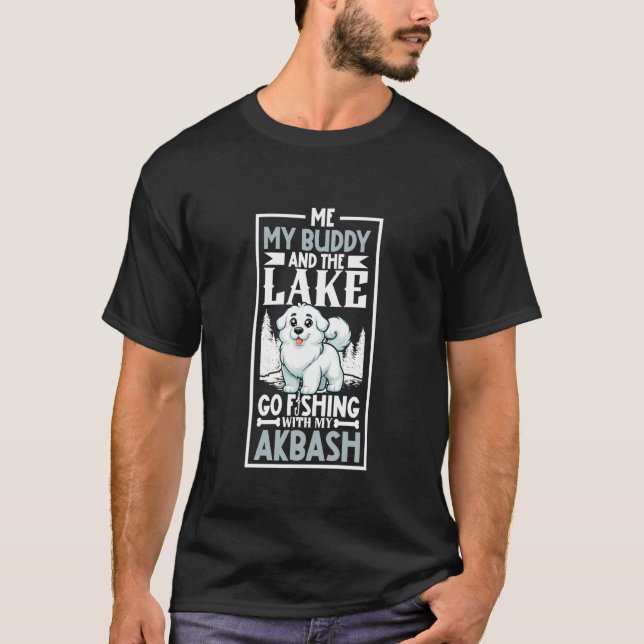 Angeln und Akbash T-Shirt (Vorderseite)