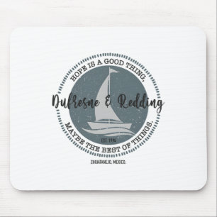 Angeln und Fischen Dufresne Vintage Zihuatanejo M Mousepad