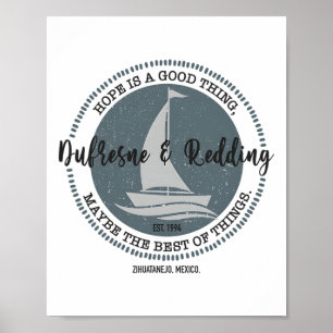 Angeln und Fischen Dufresne Vintage Zihuatanejo M Poster