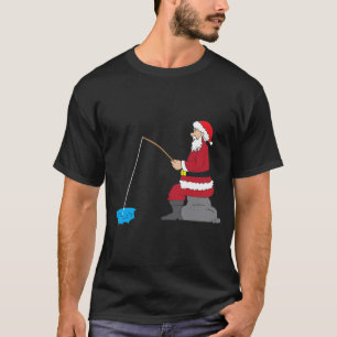 Angeln und Weihnachten T-Shirt