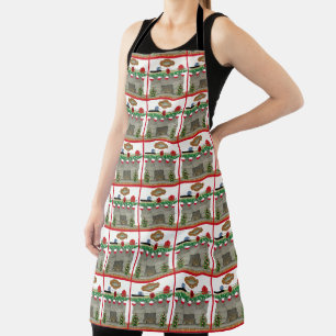 Angeln von Bobber Ornaments Weihnachten Schürze