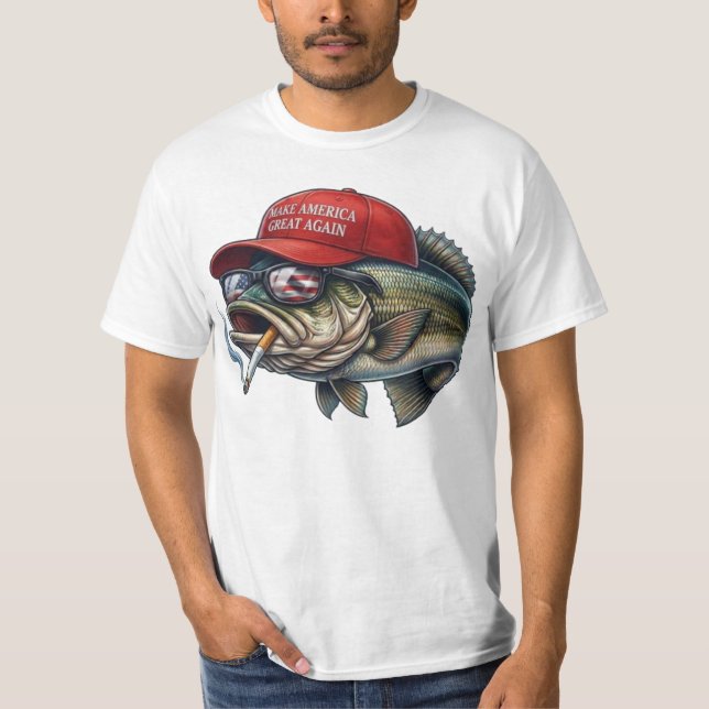 Angeln wieder großartig machen T-Shirt (Vorderseite)