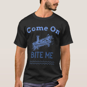 Angelnrute links, Bier rechts, ich werde b T-Shirt