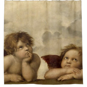 Angelo Cherubs Raphael Santi Siena Duschvorhang