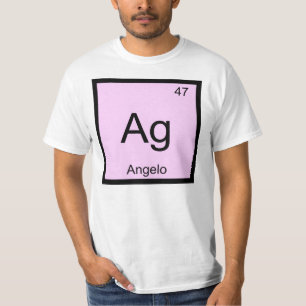 Angelo Name Chemie Element Periodensystem T-Shirt