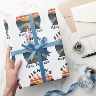 Angelröllchen-Therapie-Vater Geschenkpapier