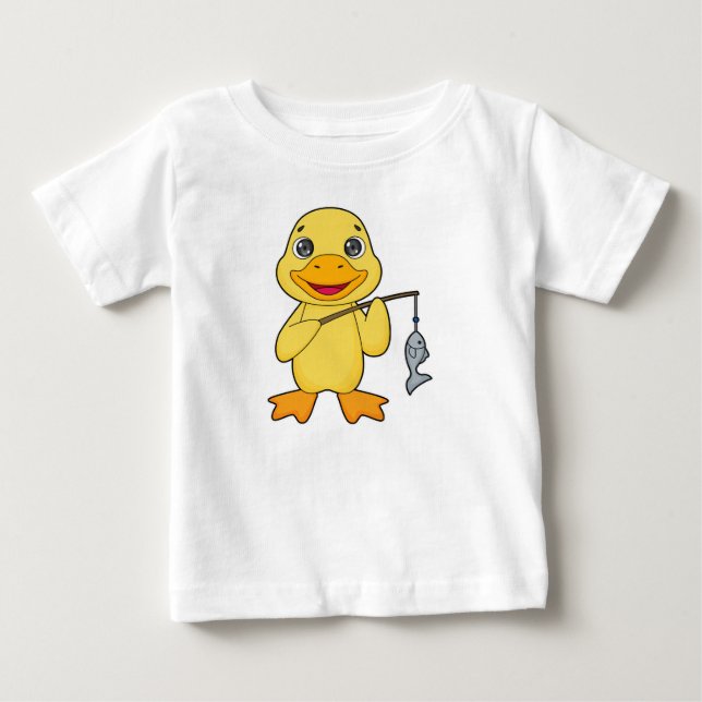 Angelrute Baby T-shirt (Vorderseite)