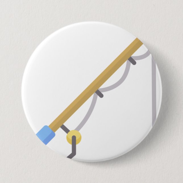 Angelrute Button (Vorderseite)