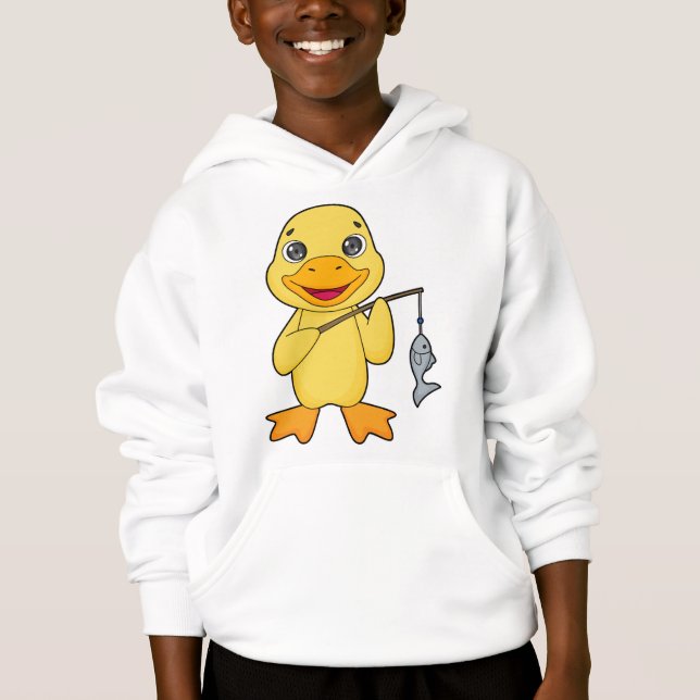 Angelrute Hoodie (Vorderseite)