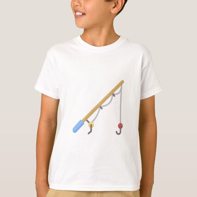 Angelrute T-Shirt (Vorderseite)