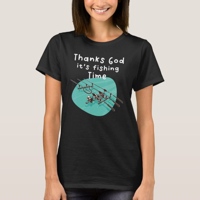 Angelrute T-Shirt (Vorderseite)