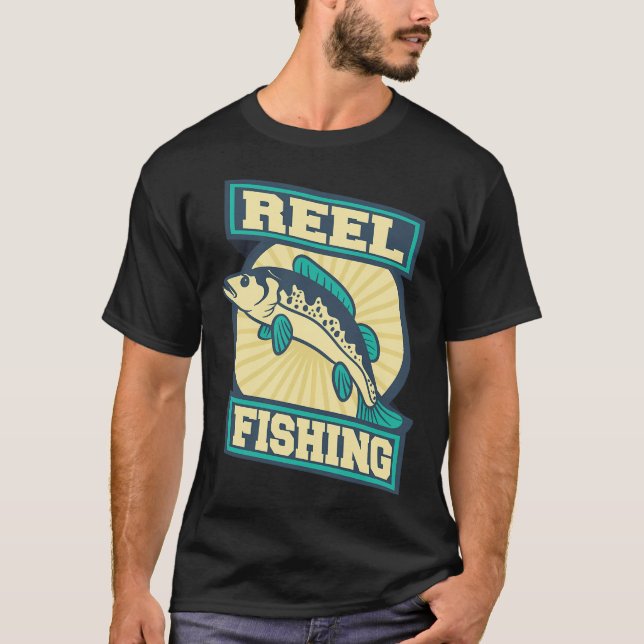 Angelrute T-Shirt (Vorderseite)