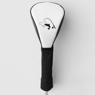 Angelrute und Fische, Fischerei Golf Headcover