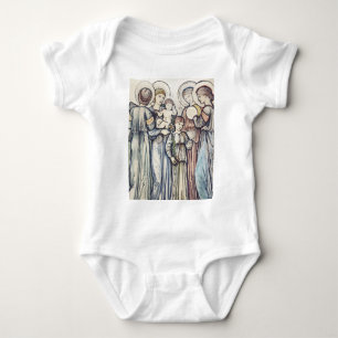 Angels and Children von Sir Edward Burne-Jones Baby Strampler