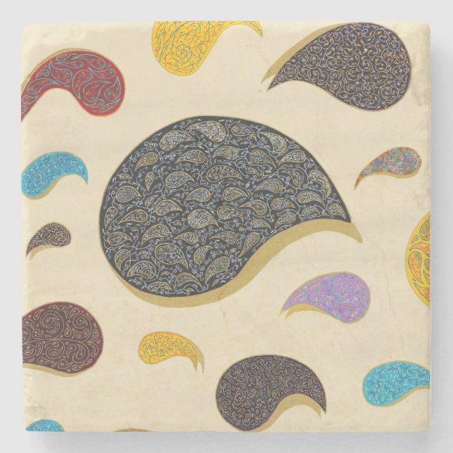 Angels Ascending - Marmorstein-Untersetzer Steinuntersetzer (Vorderseite)