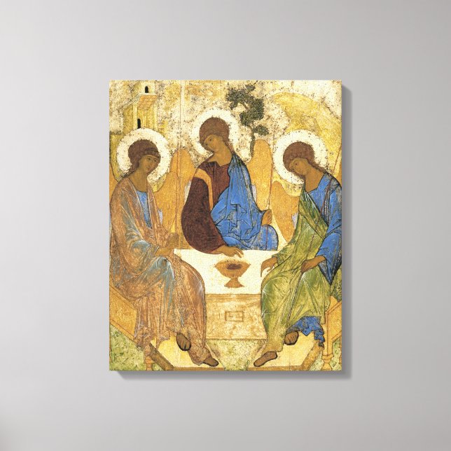 Angels At Mamre Trinity Leinwanddruck (Vorderseite)