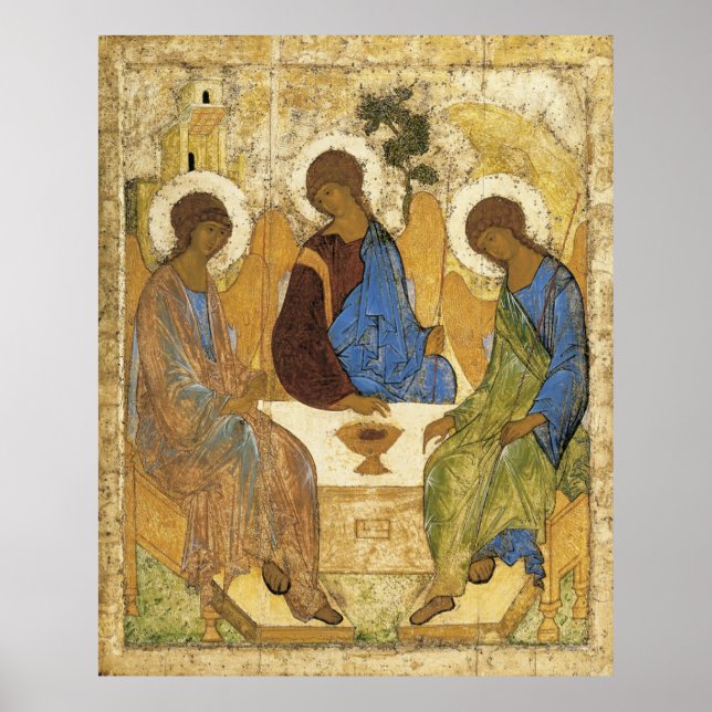 Angels At Mamre Trinity Poster (Vorne)