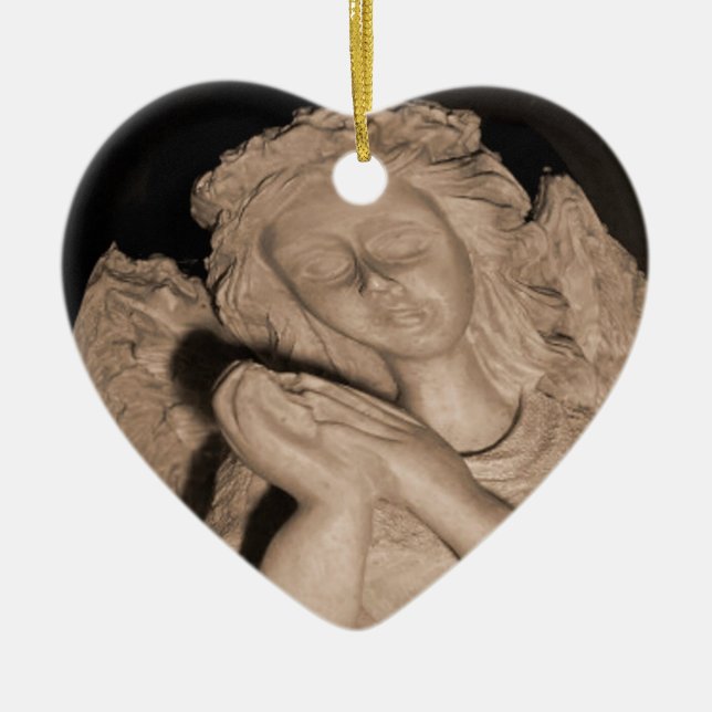 Angels Blessings Keramik Ornament (Vorne)