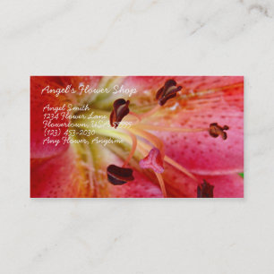 Angel's Blume Shop Visitenkarte